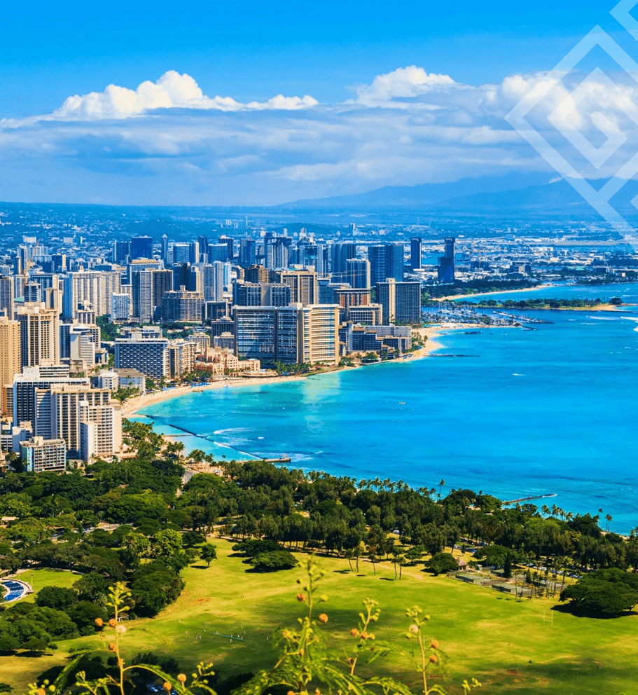 Hawaii coastline visualization